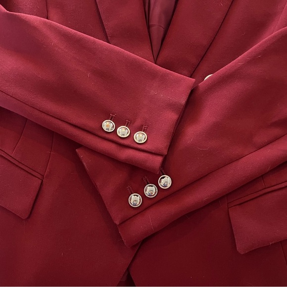 WHBM Trophy Jacket Red with Gold Buttons - Size 10 - Picture 5 of 9